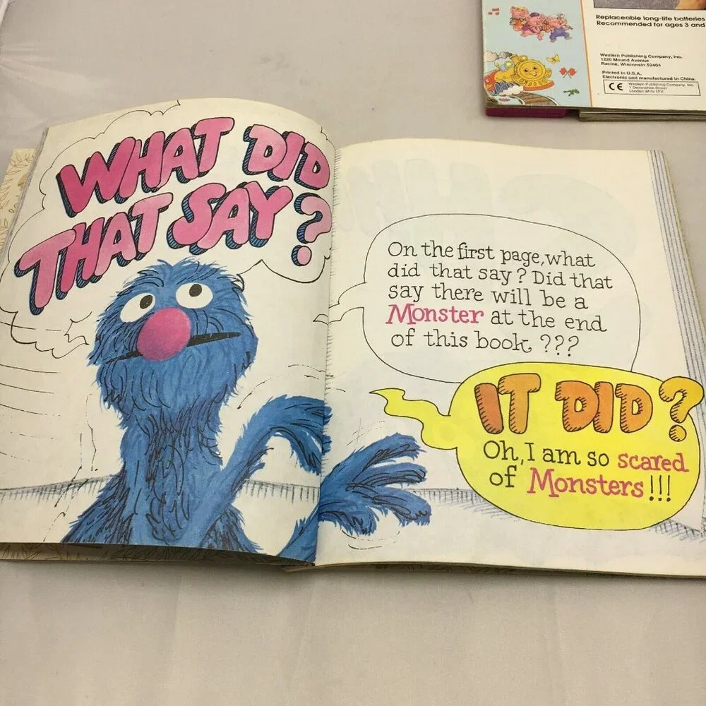 The Monster At The End Of This Book Grover I Know An Old Lady Golden Sound Story